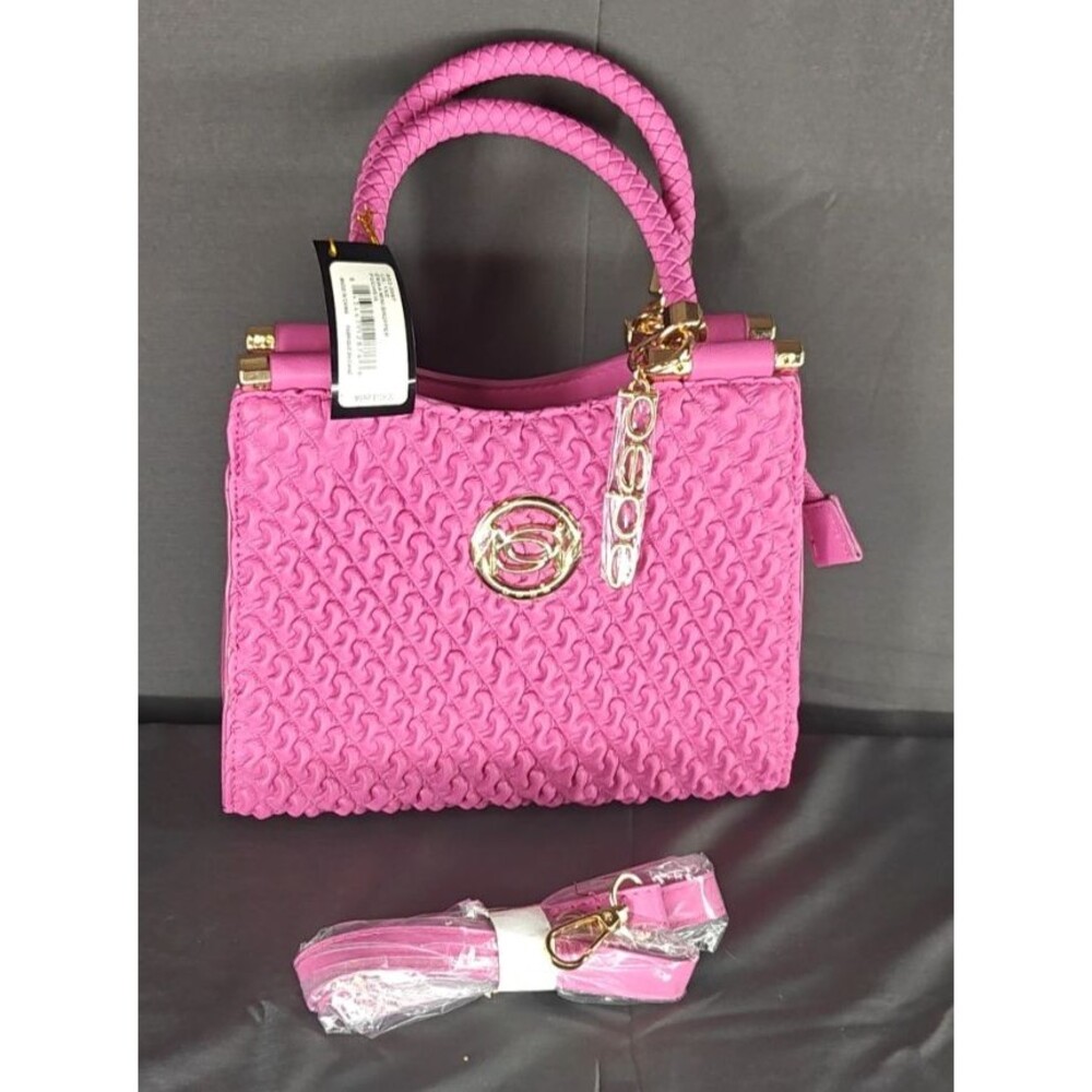 NWT Bebe Fushcia Erika Mini Shopper Crossbody Bag RV $129